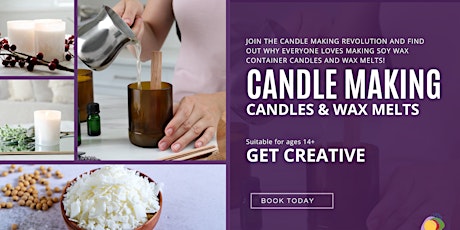 Candle Making - Sip n Create (18+) Workshop