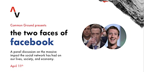 Primaire afbeelding van Common Ground presents: The Two Faces of Facebook