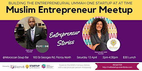 Melbourne Muslim Entrepreneurs Meetup primary image