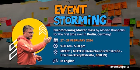 Primaire afbeelding van EventStorming Master Class - February 2024 (Berlin)