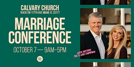 Calvary Church Marriage Conference primary image