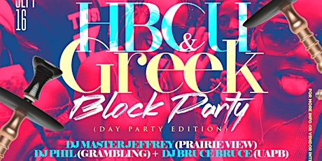 DFW HBCU & GREEK BLOCK PARTY V4 primary image