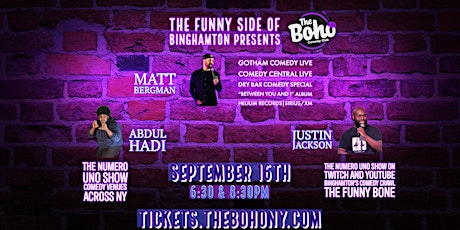 The Boho Comedy Club Welcomes Matt Bergman! primary image