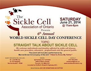 SCAO'S 6TH ANNUAL WORLD SICKLE CELL DAY CONFERENCE primary image