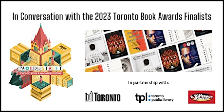 Imagem principal do evento In Conversation with the 2023 Toronto Book Awards Finalists