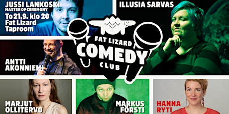 Fat Lizard Comedy Club Syyskuu primary image