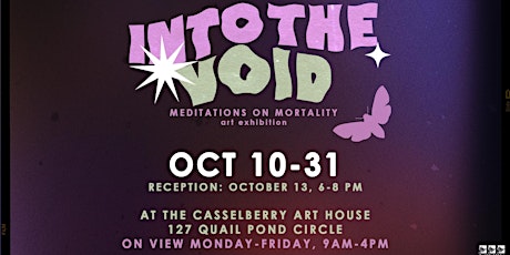 Into the Void (Meditations on Mortality) art exhibition primary image