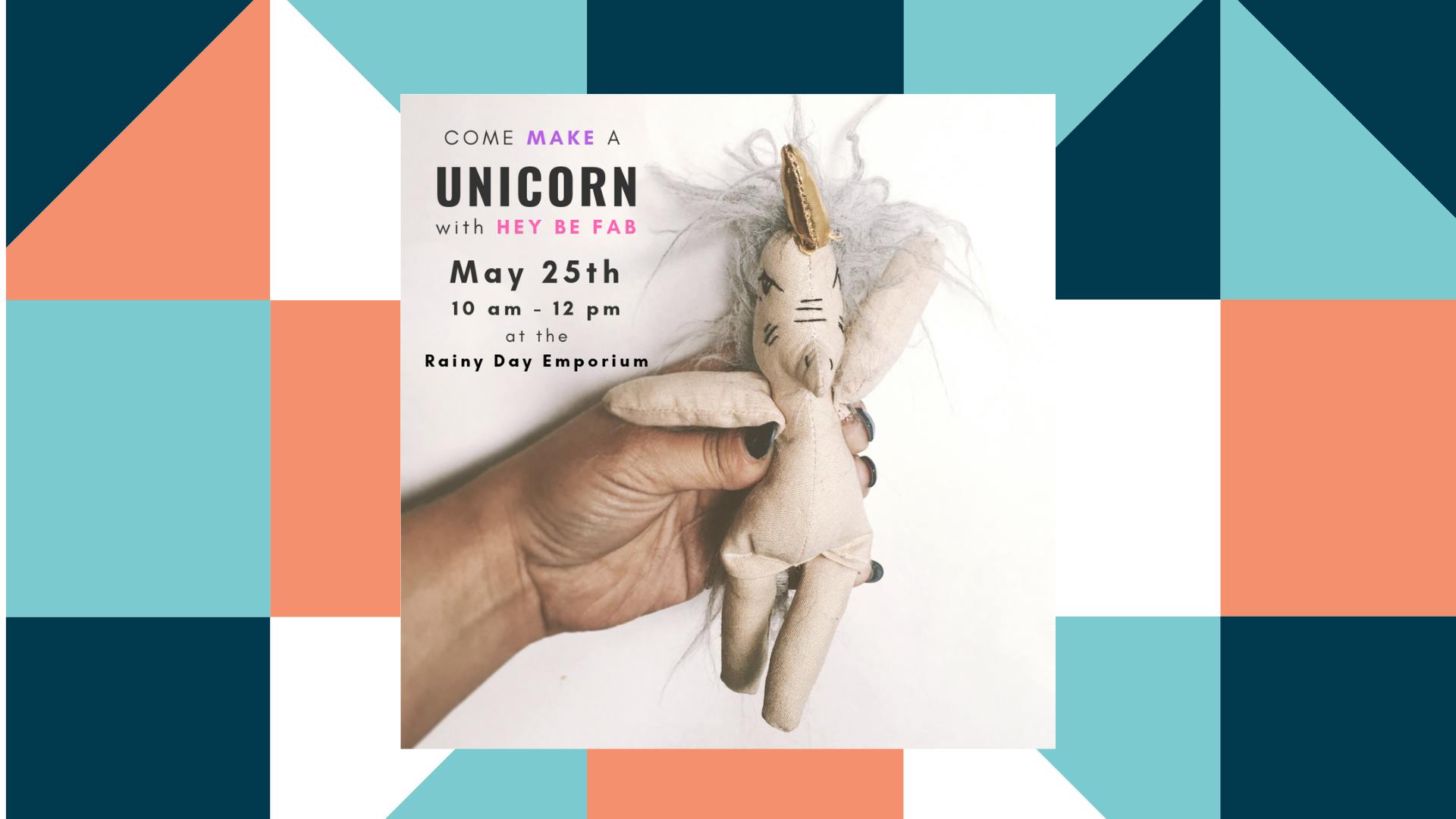 Unicorn Doll Making Class | Hey Be Fab
