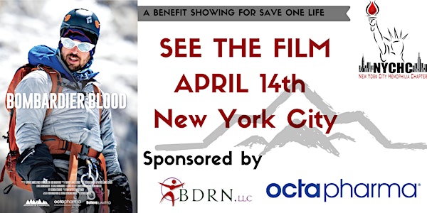 The New York City Hemophilia Chapter, Save One Life and Octapharma Present:...