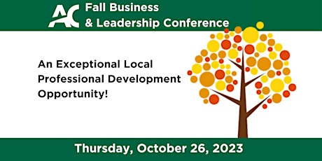 Fall Business & Leadership Conference 2023 primary image