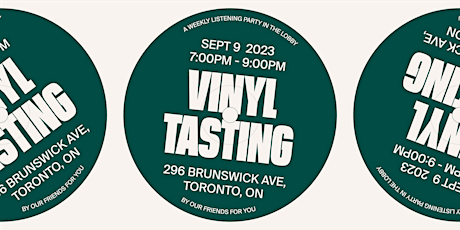 Vinyl Tasting | Patrick Perez  primärbild