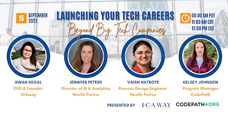 Launching Your Tech Careers Beyond Big Tech Companies primary image