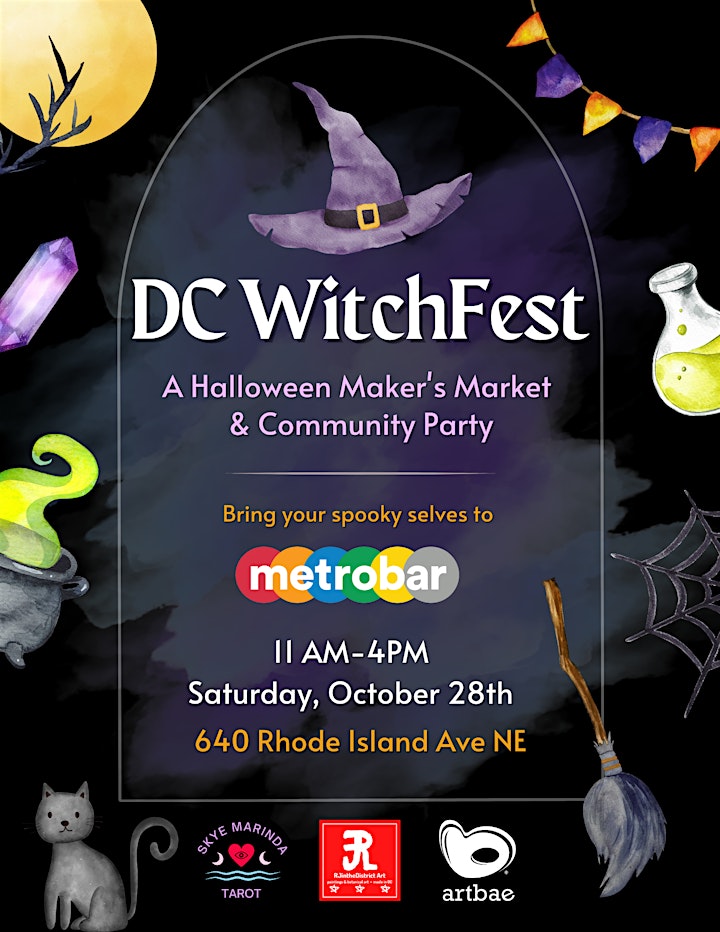 DC WitchFest - A Halloween Maker's Market & Community Party @metrobarDC!