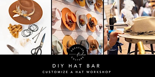 Imagem principal do evento Customize a Hat Workshop | Portland