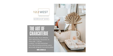 122 West Workshop Series - The Art of Charcuterie primary image