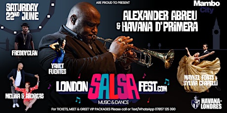 ALEXANDER ABREU & HAVANA D' PRIMERA - LONDON SALSA FEST primary image