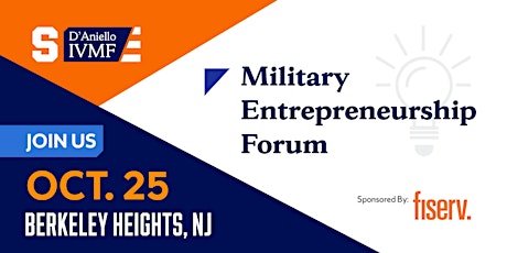 Hauptbild für Military Entrepreneurship Forum - Wednesday, October 25, 2023