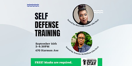 Primaire afbeelding van Free Community Self Defense Training