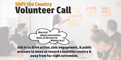 Volunteer Call - Friday Afternoons