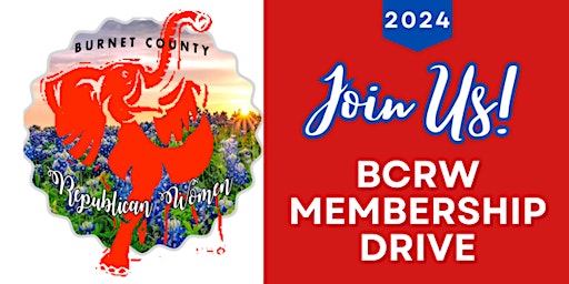 Primaire afbeelding van Burnet County Republican Women Membership