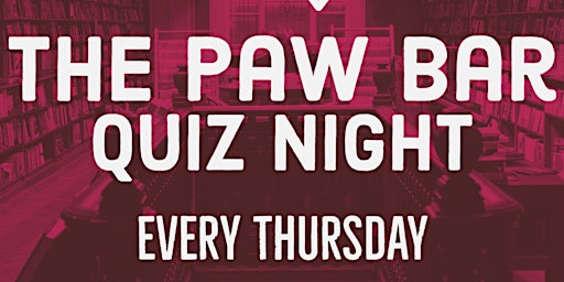 Immagine principale di Quiz Night at The Paw Bar & Eatery 