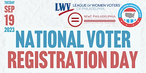 National Voter Registration Day with NExT Philadelphia primary image