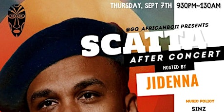 Immagine principale di SCATTA AFTER CONCERT..HOSTED BY "JIDENNA".. 