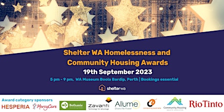 Shelter WA Homelessness & Community Housing Awards primary image