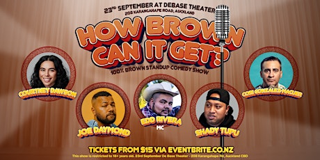 How Brown Can It Get VOL.2 Comedy Show primary image