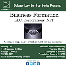 Business Formation: LLC, Corporations, NFP primary image
