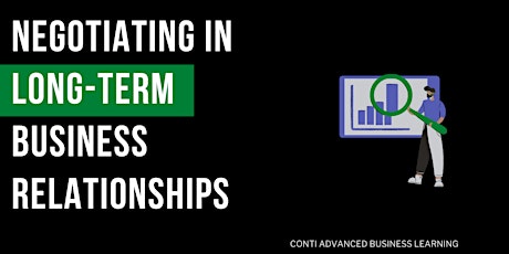 Negotiating in long-term business relationships primary image