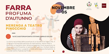 Imagem principal do evento Farra profuma d'autunno | Merenda a teatro - Pinocchio