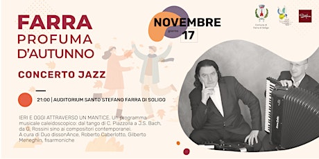 Imagem principal do evento Farra profuma d'autunno | Concerto jazz