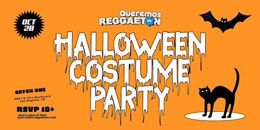 Queremos Reggaeton Halloween (Costume Party) @ Catch One 18+ primary image
