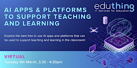AI Apps & Platforms To Support Teaching and Learning primary image