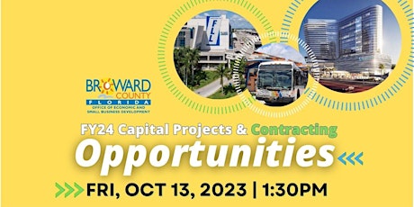 FY24 Capital Projects & Contracting Opportunities Workshop primary image