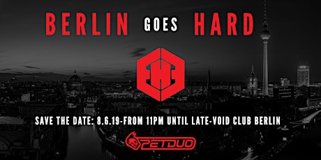 Hauptbild für PETDuo presents Hard Education Berlin Edition