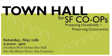 San Francisco Town Hall for Cooperative Houses primary image