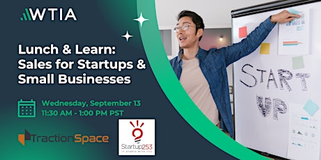 Imagen principal de Lunch & Learn: Sales for Startups & Small Businesses