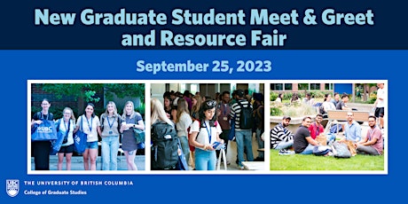 New Graduate Student Meet & Greet and Resource Fair primary image