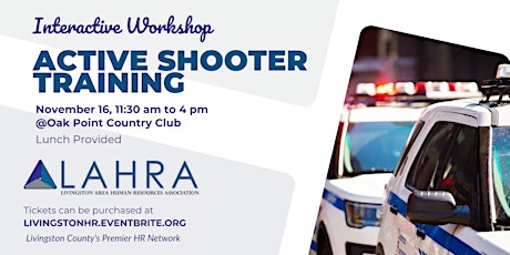 Interactive Workshop: Active Shooter Training Sponsored by Advantage Group primary image