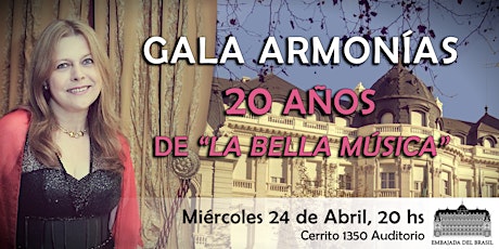 Imagen principal de GALA ARMONÍAS: 20 años de La Bella Música