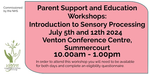 Immagine principale di Parent Support and Education Workshops: Introduction to Sensory Processing 