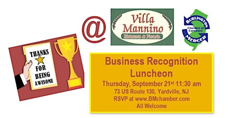 Business Recognition Luncheon & Networking (In Person) primary image