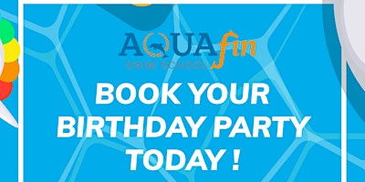 Image principale de AQUAfin Swim School Birthday Party