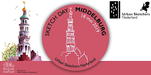 National Sketch Day Middelburg - 18 mei 2019 - Urban Sketchers Netherlands
