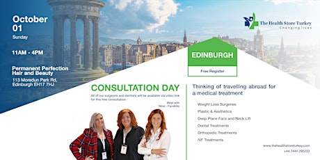 Imagen principal de Free Consultation Day - Edinburgh