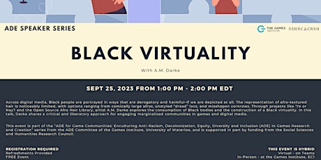 Immagine principale di [GUEST LECTURE] Black Virtuality 