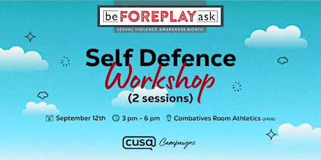 Hauptbild für CUSA's Women's Self Defence Workshop