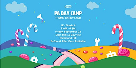 Primaire afbeelding van PA Day Camp (Candy Land Themed STEAM Activities!)